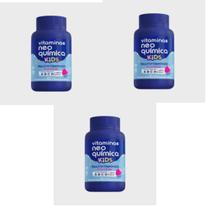 kit 3 Vitamina neo quimica kids 60 comprimidos mastigável