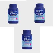 kit 3 Vitamina neo quimica kids 60 comprimidos mastigável - equaliv kit 3 Vitamina neo quimica kids 60 comprimidos mastigável - equaliv