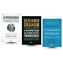 Kit 3 Vol - A Psicologia Financeira + A interpretação das Demonstrações Financeiras + O investidor inteligente