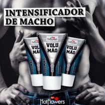 Kit 3 Volumão Gel Excitante Masculino 25 gramas Hot Flowers