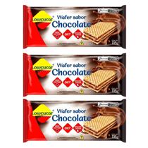 Kit 3 Wafer Diet Stevia Zero Lactose Chocolate 115G Lowçucar