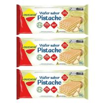 Kit 3 wafer diet zero lactose vegano açucar pistache 115g lowçucar Kit 3 wafer diet zero lactose vegano açucar pistache 115g lowçucar