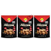 Kit 3 Wafer Protein Chocolate Com Proteina Zero Lactose Diet 35g