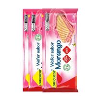Kit 3 Wafer Sabor Morango Lowçucar Zero Lactose Diet 115g Kit 3 Wafer Sabor Morango Lowçucar Zero Lactose Diet 115g