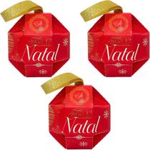Kit 3 Wax Melts Natal Bolinha do Noel Pastilhas Aromática Artesaly Vinho do Porto
