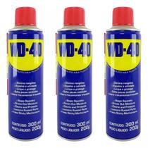 Kit 3 Wd40 Óleo Spray Multiuso Desengripante Lubrifica 300ml
