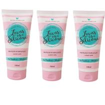 Kit 3 Wever Cosmetics Creme Para Maos Luva de Silicone 100ml Kit 3 Wever Cosmetics Creme Para Maos Luva de Silicone 100ml
