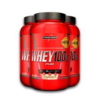Kit 3 Whey 100% Puro Integral Medica Cookies and Cream 900g