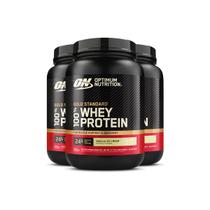 Kit 3 Whey Gold Standard Optimum Nutrition Baunilha 899g Kit 3 Whey Gold Standard Optimum Nutrition Baunilha 899g