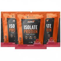 Kit 3 whey isolado protein morango sache 25g proteina Kit 3 whey isolado protein morango sache 25g proteina