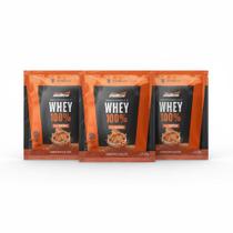 Kit 3 whey protein 100% 21g proteina dulce de leche sache