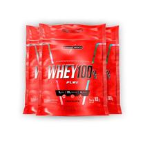 Kit 3 Whey Protein 100% Puro Integral Medica Chocolate 900g Kit 3 Whey Protein 100% Puro Integral Medica Chocolate 900g
