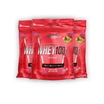 Kit 3 Whey Protein 100% Puro Integral Medica Di Latte 900g Kit 3 Whey Protein 100% Puro Integral Medica Di Latte 900g