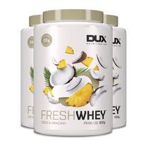Kit 3 Whey Protein Fresh Dux Abacaxi e Coco 900g Kit 3 Whey Protein Fresh Dux Abacaxi e Coco 900g