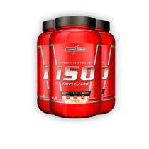 Kit 3 Whey Protein Iso Triple Zero Integral Medica Baunilha 900g Kit 3 Whey Protein Iso Triple Zero Integral Medica Baunilha 900g