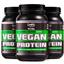 KIT 3 WHEY PROTEIN VEGAN MORANGO 0% LACTOSE BodyAge UNILIFE KIT 3 WHEY PROTEIN VEGAN MORANGO 0% LACTOSE BodyAge UNILIFE
