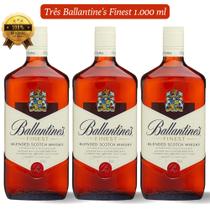 Kit 3 Whisky Balantine's Finest 1.000ml