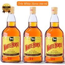 Kit 3 Whisky White Horse 700ml