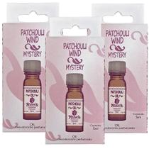 Kit 3 Wind Mystery Patchouli 5ml Perfume Extrato Óleo