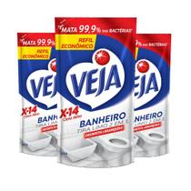 Kit 3 X-14 Limpeza Pesada Veja Banheiro 2em1 400ml cada