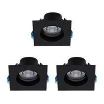 Kit 3 x Embutido Easy 4,5W 3000K Preto STH21920PTO/30 Stella