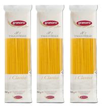 KIT 3 X MASSA DE SÊMOLA GRANO DURO GRANORO 500g - TAGLIATELLE N.2 KIT 3 X MASSA DE SÊMOLA GRANO DURO GRANORO 500g - TAGLIATELLE N.2