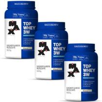 Kit 3 X TOP WHEY 3W MAIS PERFORMANCE MAX TITANIUM 900g Kit 3 X TOP WHEY 3W MAIS PERFORMANCE MAX TITANIUM 900g
