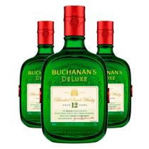 Kit 3 x Whisky Importado Buchanans 12 Anos 1000ml