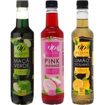 Kit 3 Xaropes Para Soda Italiana Dilute 500ml Essências Original Voce Escolhe Os Sabores
