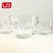 Kit 3 Xícaras de Vidro 200 ml Para Café Leite Chá