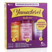 Kit 3 Yamasterol Creme Babosa Acido Hialurônico Niacinamida