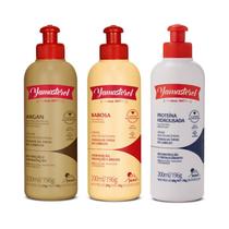 Kit 3 Yamasterol Cronograma Capilar Reparação Intensa Yamá 200ml Kit 3 Yamasterol Cronograma Capilar Reparação Intensa Yamá 200ml