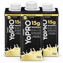 Kit 3 YOPRO Baunilha Shake 15g de Proteínas 250ml
