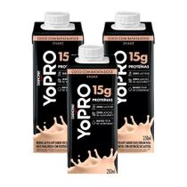 Kit 3 YoPRO Bebida Láctea UHT Coco com Batata-Doce 15g de proteínas 250ml Kit 3 YoPRO Bebida Láctea UHT Coco com Batata-Doce 15g de proteínas 250ml
