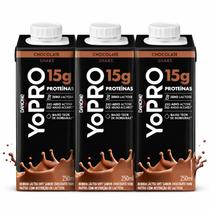 Kit 3 YoPRO Chocolate UHT 15g de Proteínas 250ml