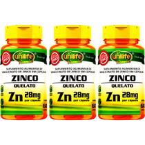 Kit 3 Zinco Quelato Unilife 60 Cápsulas - Vegano