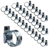 KIT 30 Abraçadeira 12X16mm aço zincado mangueira de jardim KIT 30 Abraçadeira 12X16mm aço zincado mangueira de jardim