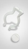 Kit 30 Abraçadeiras e 30 Soquetes T8 Bivolt Branco