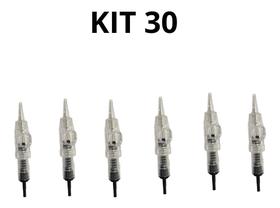 Kit 30 Agulhas Facil Click Dermografo Easy Micropigmentação