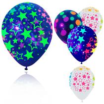 Kit 30 Balões Bexiga Neon Decoração de Festa 12 Polegadas