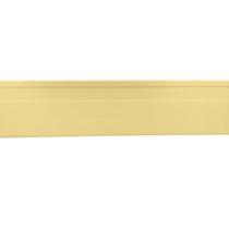 Kit 30 Barras Rodapé de PVC 10cmX15mmX2,40m 72m Marfim