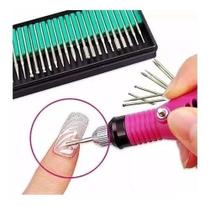 Kit 30 Bits Brocas P Lixadeiras Elétricas Unhas Nail Acrige