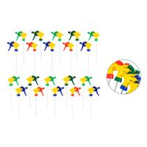 Kit 30 Borrifador Spray Gatilho Pulverizador Limpeza Multiuso Mini Válvula Jardinagem Rosca