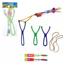 Kit 30 Brinquedos Foguete Helicóptero Voador Com Led Criança Kit 30 Brinquedos Foguete Helicóptero Voador Com Led Criança