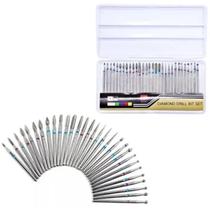 Kit 30 Brocas Diamantadas Profissionais Unhas Tips,Acrilico Kit 30 Brocas Diamantadas Profissionais Unhas Tips,Acrilico