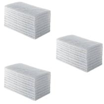 Kit 30 Buchas Esponjas De Fibra Branca Para Limpeza LEVE Uso Geral