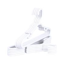 Kit 30 Cabide Infantil Reforçado Branco 8mm