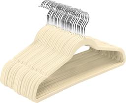 Kit 30 Cabides De Veludo Slim Antideslizante Ultrafino Para Roupa