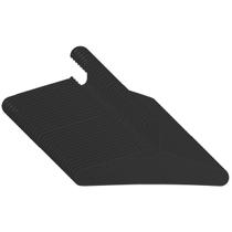 Kit 30 Cabides Resistentes Plus 46 Cm Plástico Multiuso Adulto Branco/Preto