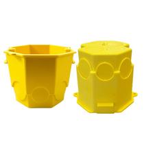 Kit 30 Caixas Laje Octagonal 100mm Alta Qualidade Obra